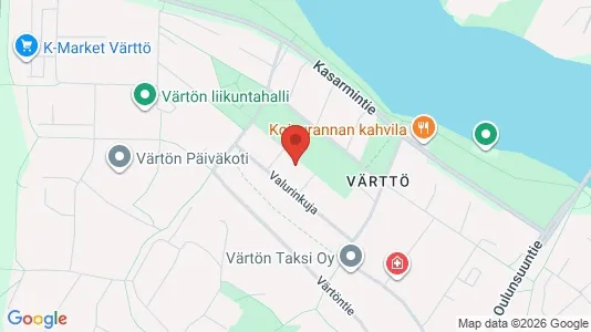 Apartments for rent i Oulu - kort over placeringen