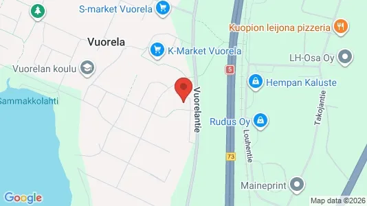 Apartments for rent i Siilinjärvi - kort over placeringen