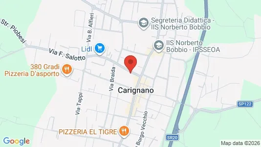 Apartments for rent i Turin - kort over placeringen