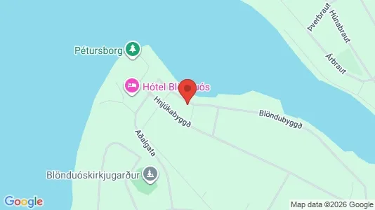 Apartments for rent i Blönduós - kort over placeringen