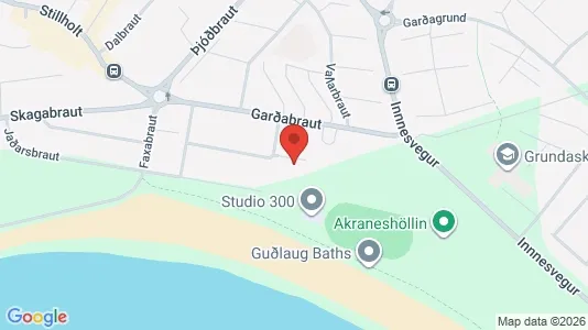 Apartments for rent i Akranes - kort over placeringen