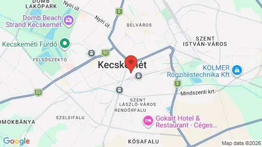 Houses for rent i Kecskeméti - kort over placeringen