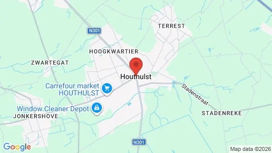 Apartments for rent i Houthulst - kort over placeringen