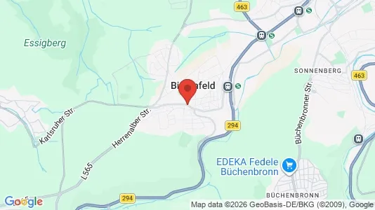 Apartments for rent i Enzkreis - kort over placeringen