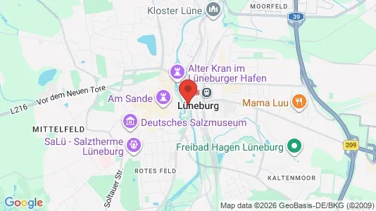 Apartments for rent i Lunenburg - kort over placeringen