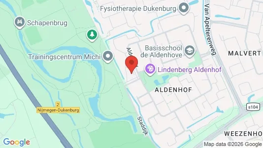 Apartments for rent i Nijmegen - kort over placeringen
