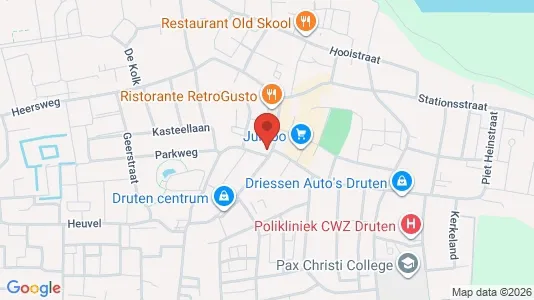 Apartments for rent i Druten - kort over placeringen