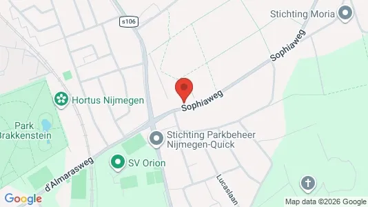 Apartments for rent i Nijmegen - kort over placeringen