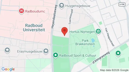 Apartments for rent i Nijmegen - kort over placeringen