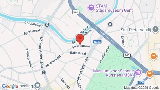 Apartments for rent i Stad Gent - kort over placeringen