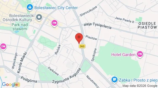 Apartments for rent i Bolesławiecki - kort over placeringen