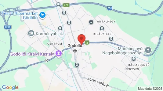Apartments for rent i Gödöllői - kort over placeringen