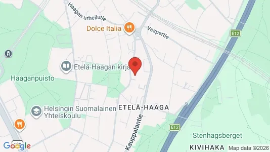 Apartments for rent i Helsinki Läntinen - kort over placeringen