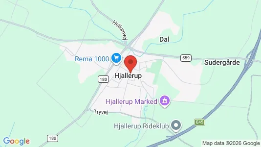 Apartments for rent i Hjallerup - kort over placeringen