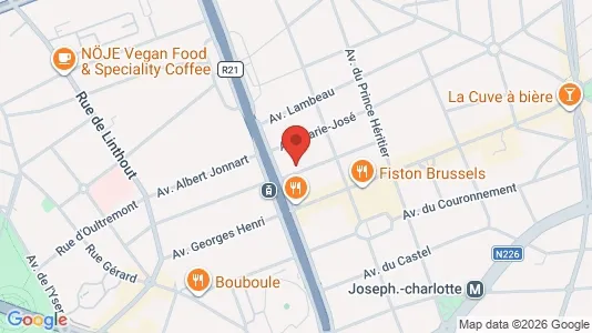 Apartments for rent i Brussels Sint-Lambrechts-Woluwe - kort over placeringen