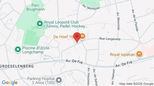 Apartments for rent i Brussels Ukkel - kort over placeringen
