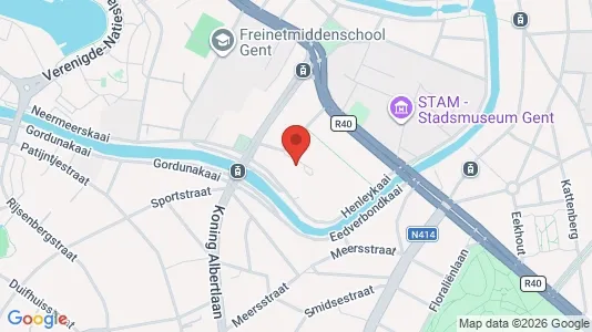 Apartments for rent i Stad Gent - kort over placeringen