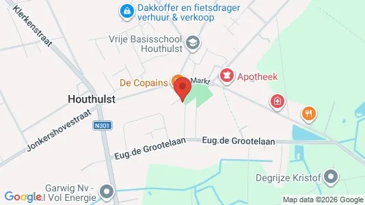 Apartments for rent i Houthulst - kort over placeringen