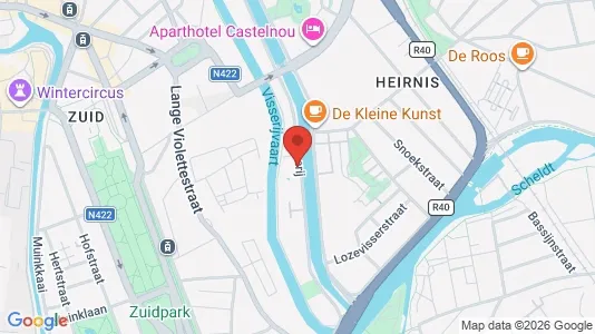 Apartments for rent i Stad Gent - kort over placeringen