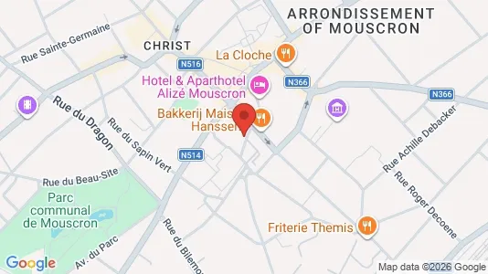 Apartments for rent i Moeskroen - kort over placeringen