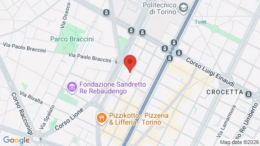 Apartments for rent i Turin - kort over placeringen