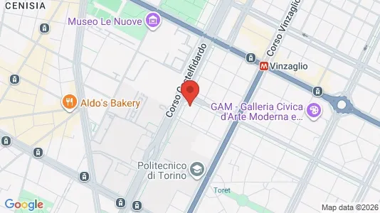 Apartments for rent i Turin - kort over placeringen