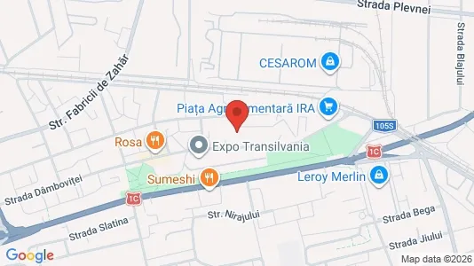 Rooms for rent i Cluj-Napoca - kort over placeringen