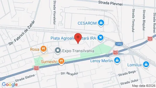 Rooms for rent i Cluj-Napoca - kort over placeringen