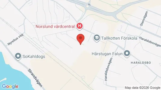 Apartments for rent i Falun - kort over placeringen
