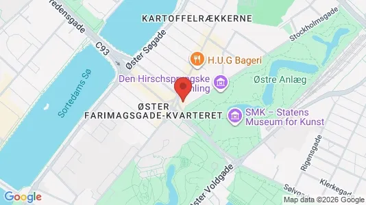 Apartments for rent i Østerbro - kort over placeringen