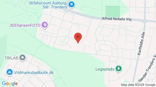 Apartments for rent i Aalborg Øst - kort over placeringen