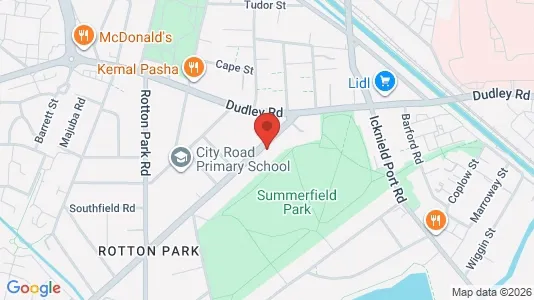 Apartments for rent i Birmingham - West Midlands - kort over placeringen