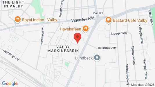 Apartments for rent i Valby - kort over placeringen