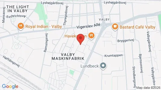 Apartments for rent i Valby - kort over placeringen