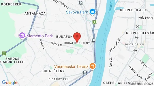 Apartments for rent i Budapest Budafok-Tétény - kort over placeringen