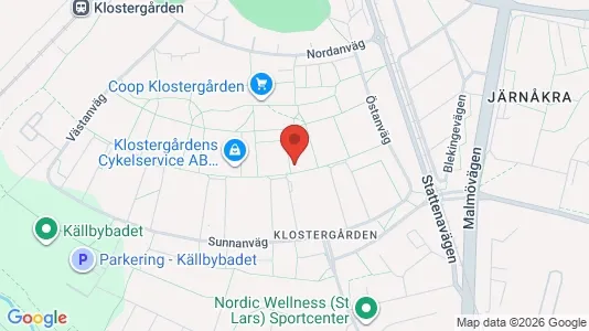 Apartments for rent i Lund - kort over placeringen