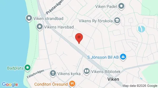 Apartments for rent i Höganäs - kort over placeringen
