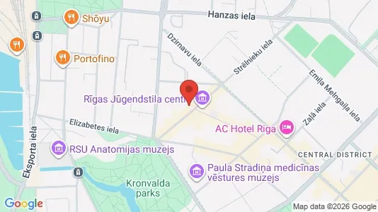 Apartments for rent i Riga Centrs - kort over placeringen
