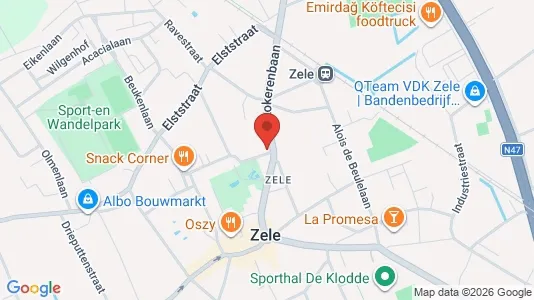Apartments for rent i Zele - kort over placeringen