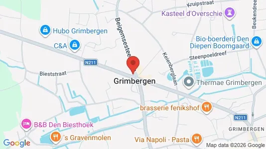 Apartments for rent i Grimbergen - kort over placeringen