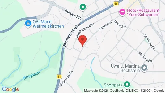 Apartments for rent i Rheinisch-Bergischer Kreis - kort over placeringen