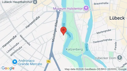 Apartments for rent i Lubeck - kort over placeringen