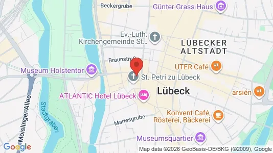 Apartments for rent i Lubeck - kort over placeringen