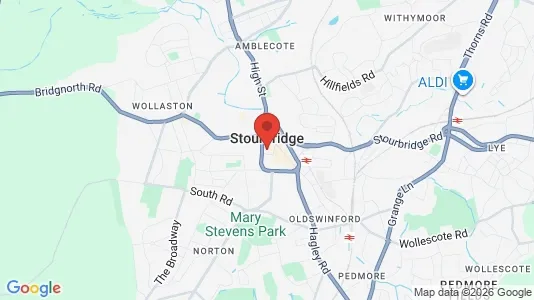 Houses for rent i Stourbridge - West Midlands - kort over placeringen
