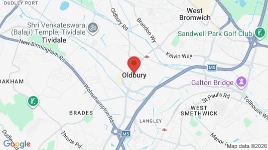Apartments for rent i Oldbury - West Midlands - kort over placeringen