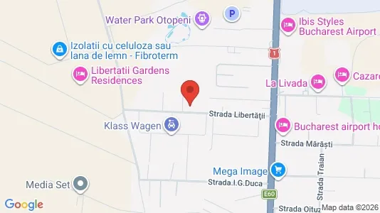 Apartments for rent i Otopeni - kort over placeringen