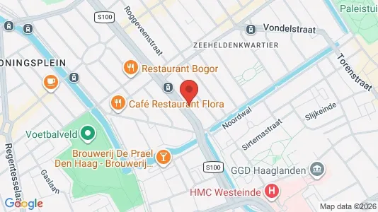 Apartments for rent i The Hague Centrum - kort over placeringen