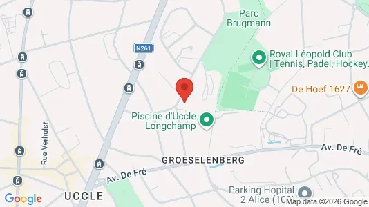 Apartments for rent i Brussels Ukkel - kort over placeringen