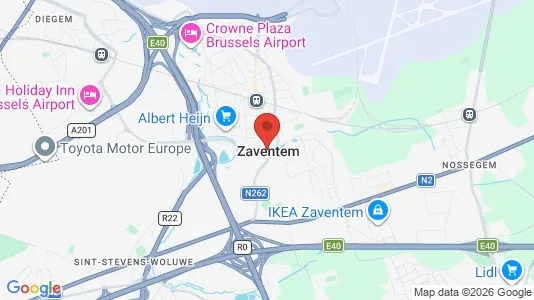 Houses for rent i Zaventem - kort over placeringen