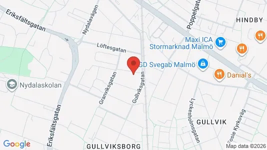 Apartments for rent i Sofielund - kort over placeringen